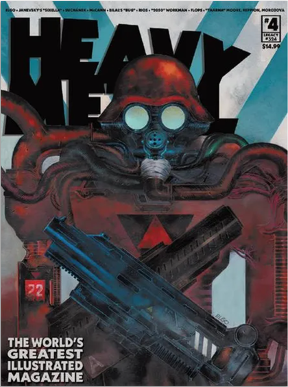 Heavy Metal Magazine 4 Cover B Elgo