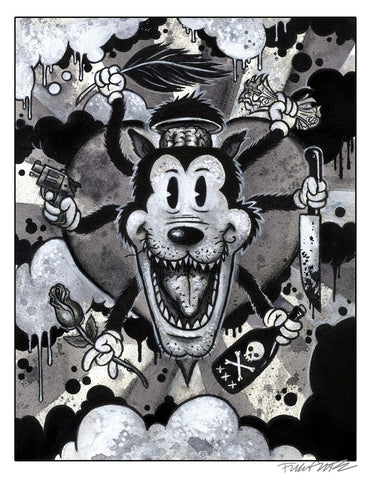 "Wolf's Poison" Frank Forte 8.5x11 Fine Art Print