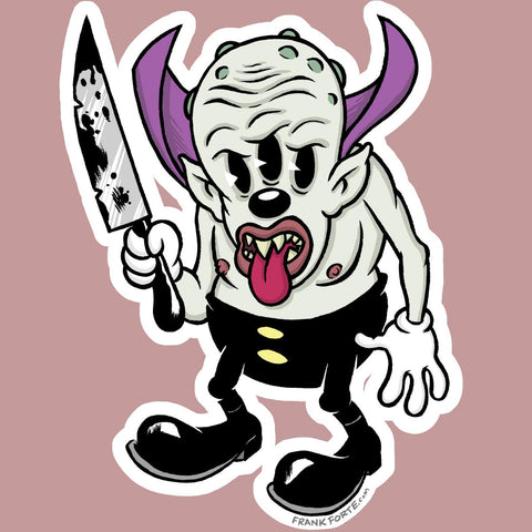 Triclops With A Knife Sticker