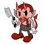 Devil With A Razor Sticker